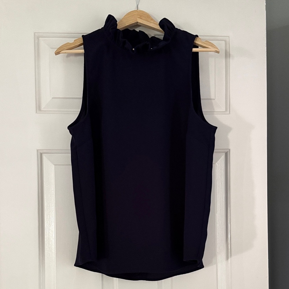 J Crew Navy Sleeveless Top